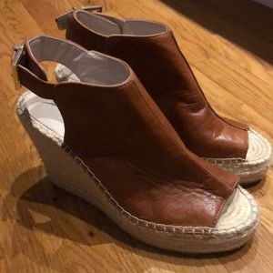 Kenneth Cole Leather Wedges